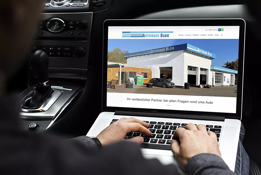 Webseite Autohaus Bloss