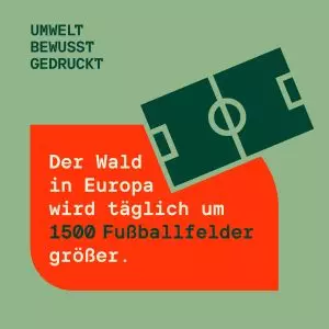 Nachhaltigkeit: Der Wald in Europa wird täglich um 1500 Fußballfelder größer