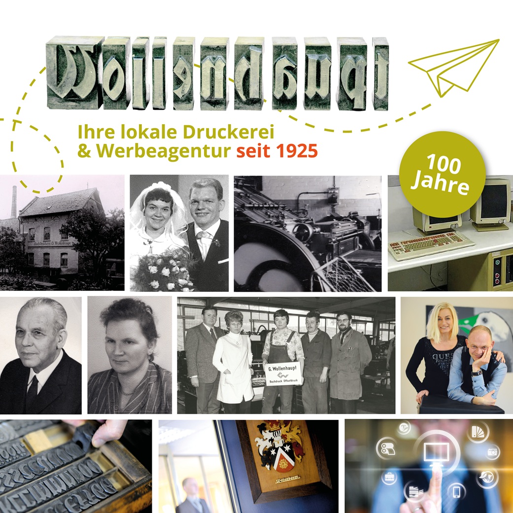 Collage 100 Jahre Wollenhaupt